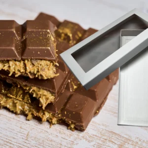 Opakowanie na czekoladę dubajską z okienkiem 24 × 11 × 2,5 cm białe
