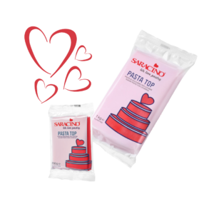 Masa cukrowa do pokrywania Saracino czerwona Red top paste 1 kg