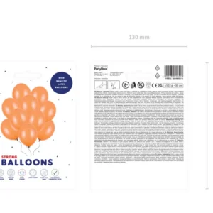 Balony Strong 30 cm, Metallic Mandarin Orange – 10 szt.