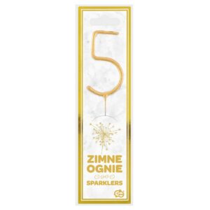 Złota cyfra 5 (zimny ogień)