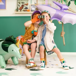 Balon foliowy Triceratops, 101×60.5cm, zielony