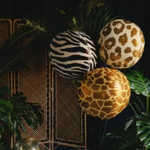 Balon foliowy Piłka w Cętki Żyrafy, 75 cm, mix