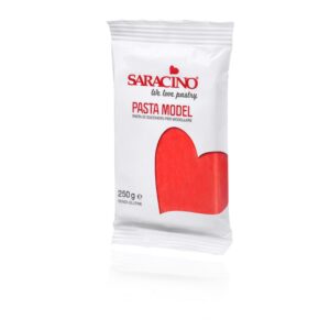 Masa cukrowa do modelowania Saracino Czerwona Red 250 g