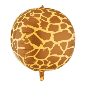 Balon foliowy Piłka w Cętki Żyrafy, 75 cm, mix
