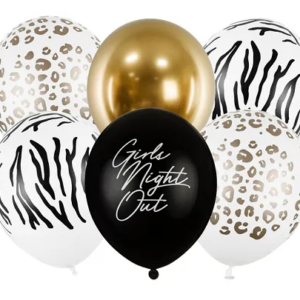 Balony 30cm, Girls Night Out, mix: 1op./6szt.