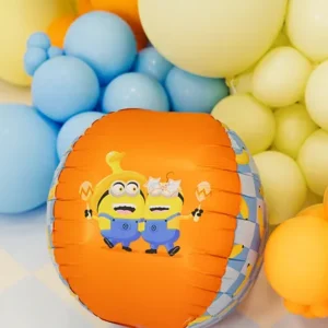 Balon foliowy Piłka w Minionki, 75 cm, mix