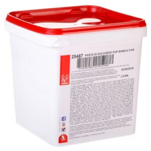 Masa cukrowa do pokrywania Modecor biala Pop 5 kg