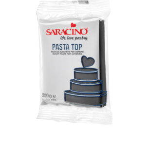 Masa cukrowa do pokrywania Saracino czarna Black top paste 250 g