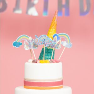 Toppery na tort Jednorożec 5szt. PartyPal