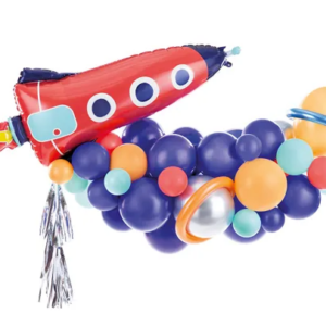 Girlanda balonowa – Rakieta, mix, 154x130cm