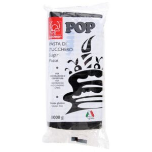 Masa cukrowa do pokrywania Modecor czarna Pop 1 kg