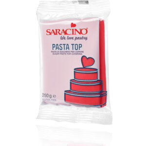 Masa cukrowa do pokrywania Saracino czerwona Red top paste 250 g