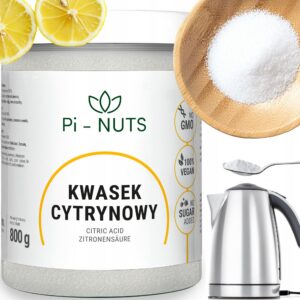Kwasek cytrynowy w słoiku 800g Pi Nuts