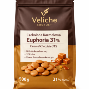 Czekolada karmelowa Euphoria 31%  500g Veliche