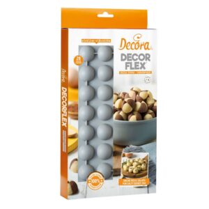 Forma silikonowa półkula śr 30 mm Decora
