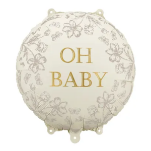 Balon foliowy pastylka ”Oh Baby”, 35×35 cm, mix