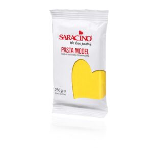 Masa cukrowa do modelowania Saracino Żółta Yellow 250 g