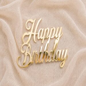 Dekor na bok „Happy Birthday” 8cm x 8cm