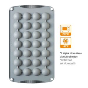 Forma silikonowa półkula śr 30 mm Decora