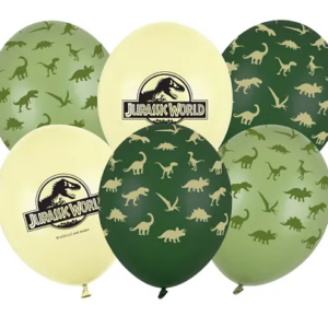 Balony 30 cm Jurassic World, mix – 6 szt.