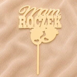 Topper „Mam ROCZEK” stopy 10cm x 9,2cm
