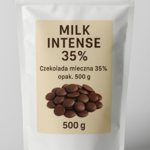 MILK INTENSE 35% – Czekolada mleczna 35% – opak. 500 g