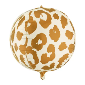 Balon foliowy Piłka w Cętki Geparda, 75 cm, mix