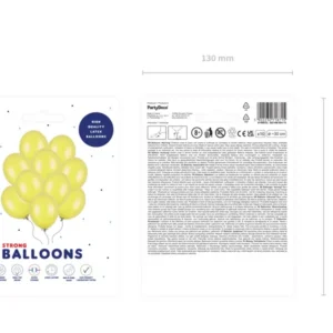 Balony Strong 30 cm, Metallic Lemon Zest – 10 szt.