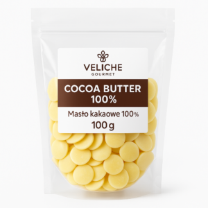 COCOA BUTTER 100% – Masło kakaowe 100% (op.100g) VELICHE