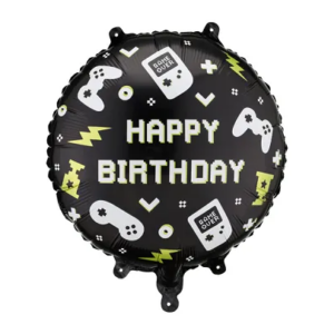 Balon foliowy pastylka ”Happy Birthday”, 35×35 cm, mix