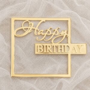 Dekor Happy Birthday 10×8 cm