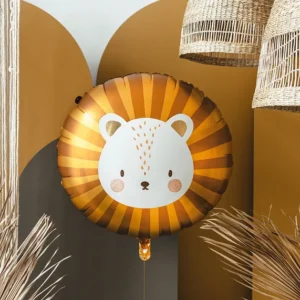 Balon foliowy Lew, 70×67 cm, mix