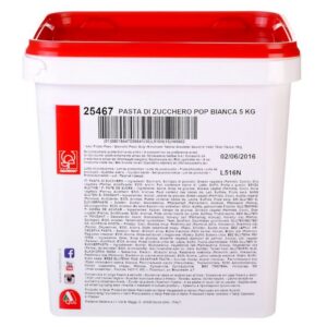 Masa cukrowa do pokrywania Modecor biala Pop 5 kg