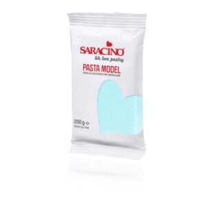 Masa cukrowa do modelowania Saracino Niebieska Light Baby Blue 250 g