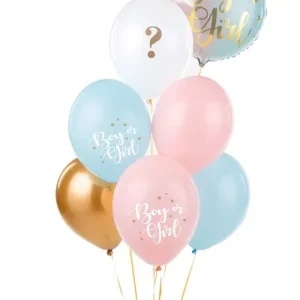 Balony 30cm, Boy or Girl, mix: 1op./6szt.