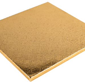 Podkład pod tort 34 x 34 cm zloty Julita