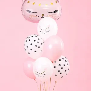 Balony 30cm, Kotek, mix: 1op./6szt.