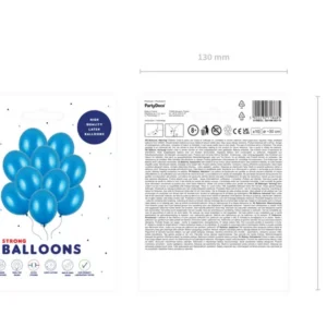 Balony Strong 30cm, Metallic Caribb. Blue: 1op./10szt.