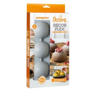 Silikonowa forma – półkula 7 cm Decora