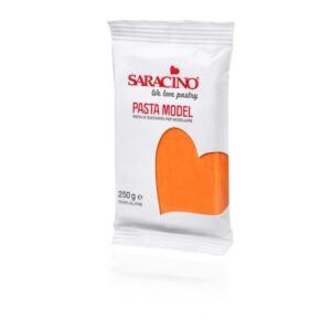 Masa cukrowa do modelowania Saracino Pomarańczowa Orange 250 g