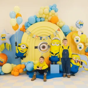 Balony Strong Minionki z nadrukiem, 30 cm, mix – 6 szt.