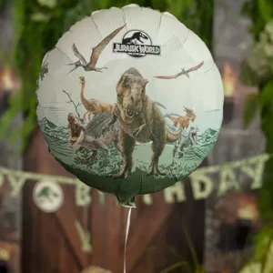 Balon foliowy pastylka Jurassic World, 35×35 cm, mix