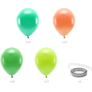 Girlanda balonowa Dino 200 cm – 60 szt.