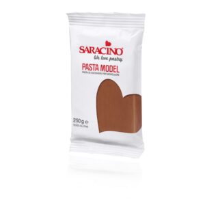 Masa cukrowa do modelowania Saracino Brązowa Brown 250 g